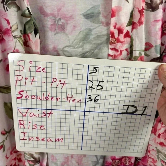 Show Me Your Mumu Duster One Size Womens Pink Floral Short Sleeve Open no belt - Picture 7 of 7